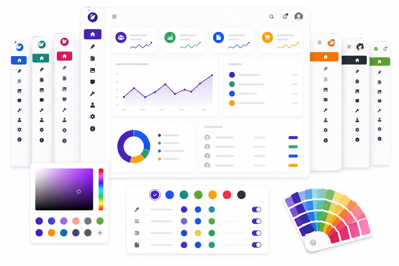 Custom WordPress admin color themes and branding personalization