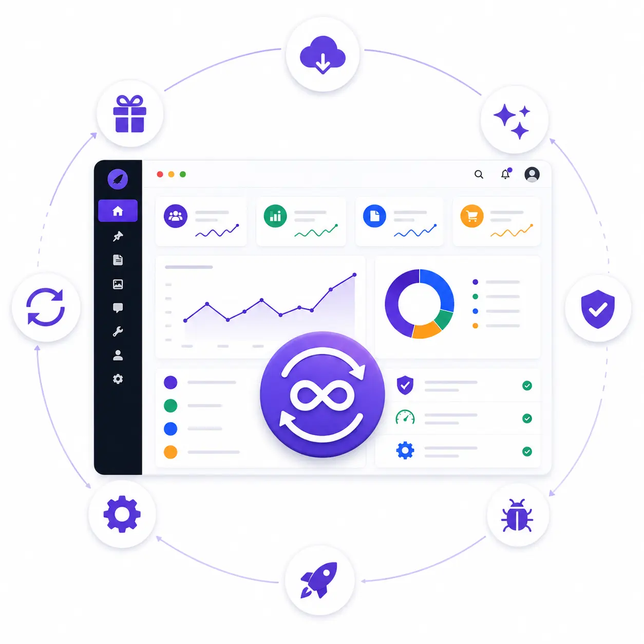 Continuous WordPress admin theme updates and feature improvements